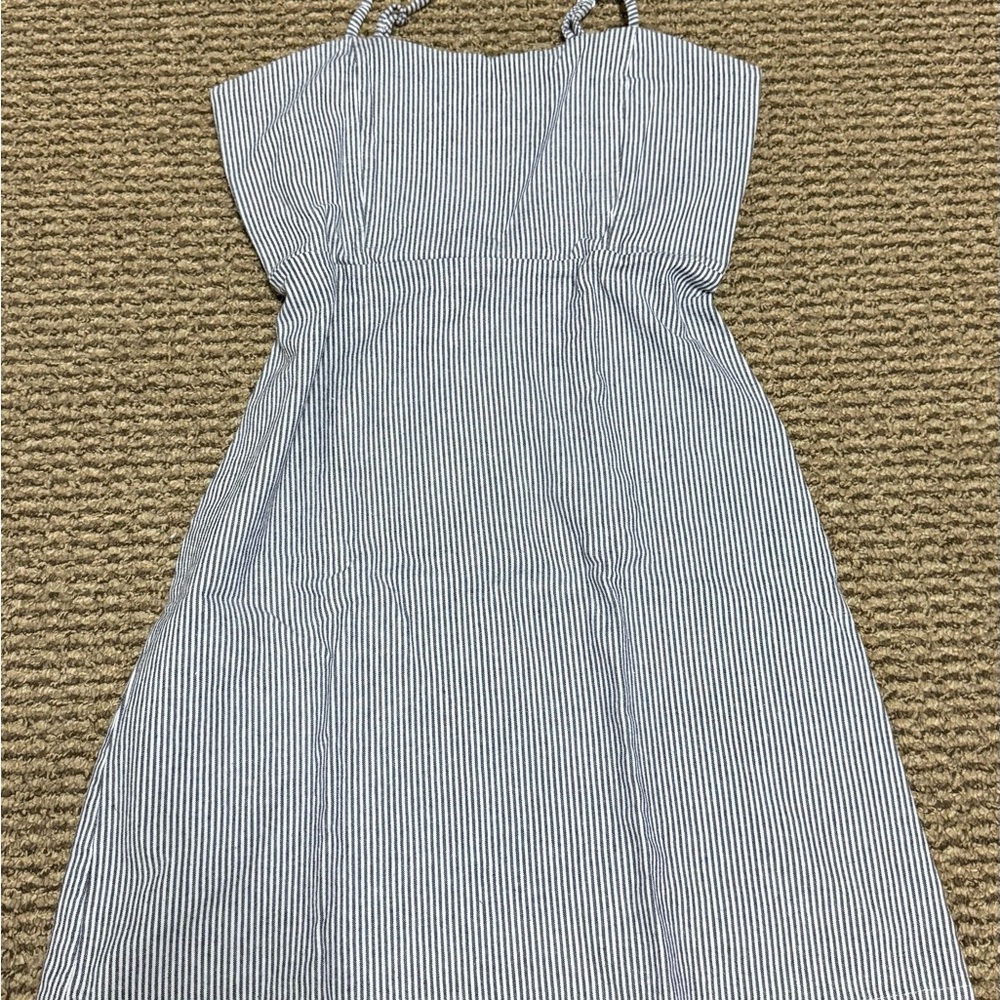 Brandy Melville Black and White Striped Top